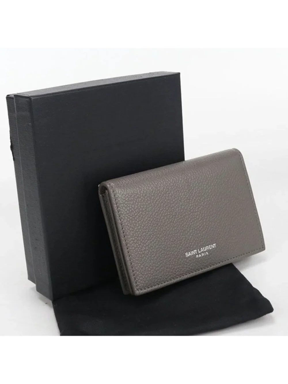 Saint Laurent Business Card Case Holder Calf